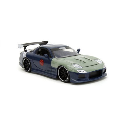 Jada Toys Naruto Mazda RX 7 With Kakashi Figure 1:24 Scale Vehicle