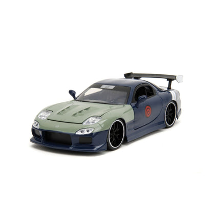 Jada Toys Naruto Mazda RX 7 With Kakashi Figure 1:24 Scale Vehicle