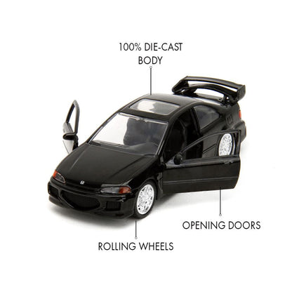 Jada Toys Fast & Furious Heist Honda Civic EJ1 1:32 Scale Diecast Vehicle