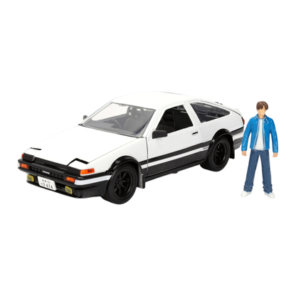 Jada Toys Initial D 1986 Toyota Trueno with Takumi 1:24 Scale Diecast Vehicle
