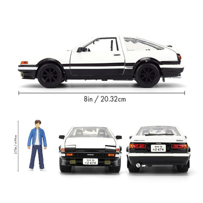 Jada Toys Initial D 1986 Toyota Trueno with Takumi 1:24 Scale Diecast Vehicle