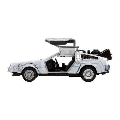Jada Toys Back to the Future Time Machine (Frost Covered) 1:32 Scale Die Cast