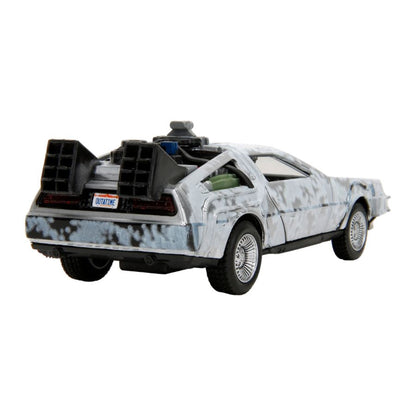 Jada Toys Back to the Future Time Machine (Frost Covered) 1:32 Scale Die Cast