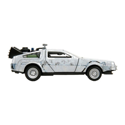 Jada Toys Back to the Future Time Machine (Frost Covered) 1:32 Scale Die Cast