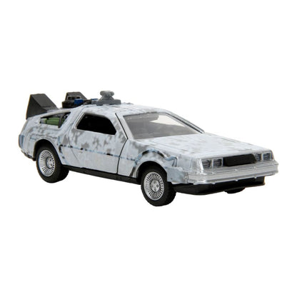 Jada Toys Back to the Future Time Machine (Frost Covered) 1:32 Scale Die Cast