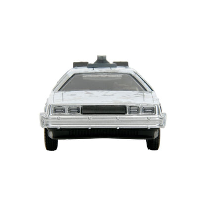 Jada Toys Back to the Future Time Machine (Frost Covered) 1:32 Scale Die Cast