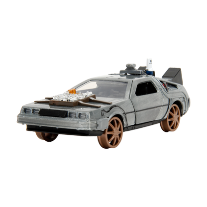 Jada Toys Back to the Future Part III Time Machine (Railroad wheels) 1:32 Scale Die Cast