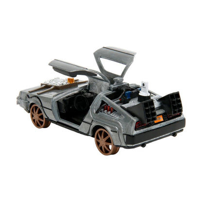 Jada Toys Back to the Future Part III Time Machine (Railroad wheels) 1:32 Scale Die Cast