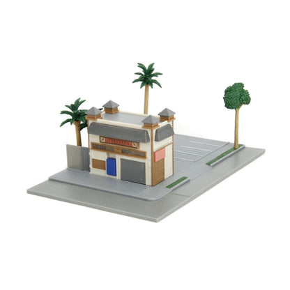 Jada Toys Fast & Furious Toretto's Cafe NanoScene with 2 Vehicles