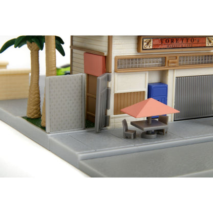 Jada Toys Fast & Furious Toretto's Cafe NanoScene with 2 Vehicles