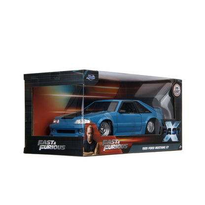 Jada Toys Fast & Furious 1989 Ford Mustang GT 1:24 Scale Die cast Vehicle