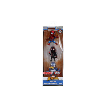 Jada Toys Marvel Comics Spider Man 2.5" MetalFig 3 Pack