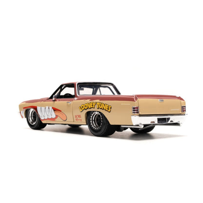 Jada Toys Looney Tunes Chevy El Camino with Tassie Devil 1:24 Scale Diecast Vehicle