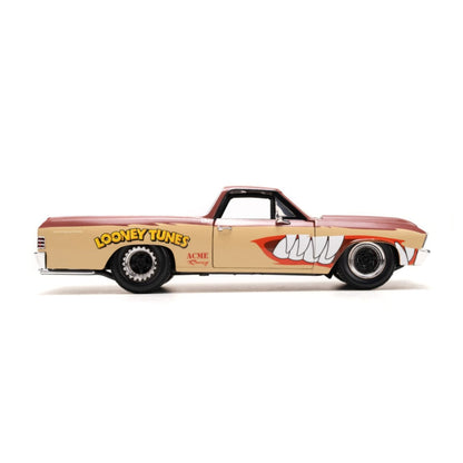 Jada Toys Looney Tunes Chevy El Camino with Tassie Devil 1:24 Scale Diecast Vehicle