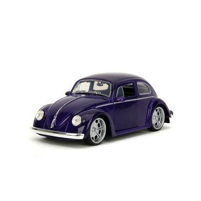 Jada Toys Wednesday (TV) VW Beetle (with Wednesday) 1:24 Scale Diecast Vehicle