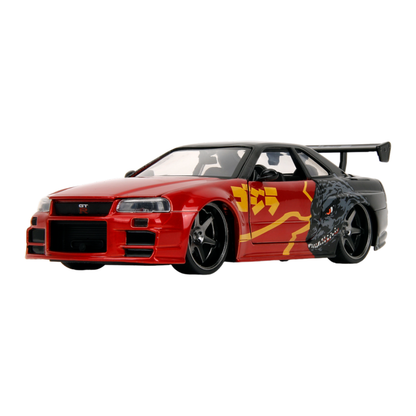 Jada Toys Godzilla Nissan GTR 1:24 Scale Diecast Vehicle