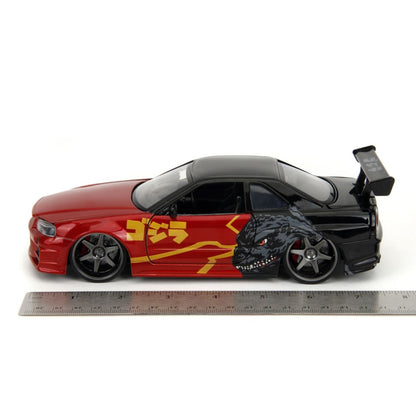 Jada Toys Godzilla Nissan GTR 1:24 Scale Diecast Vehicle
