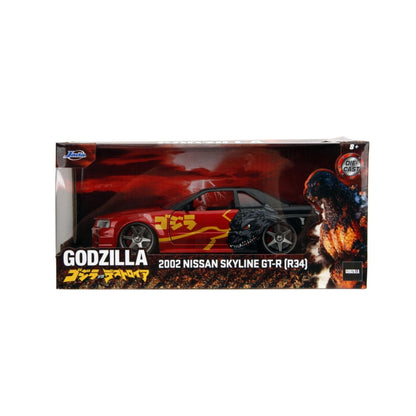 Jada Toys Godzilla Nissan GTR 1:24 Scale Diecast Vehicle