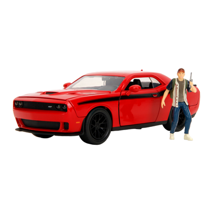 Jada Toys The Walking Dead Glenn with 2015 Dodge Challenger 1:24 Scale Diecast Vehicle Set
