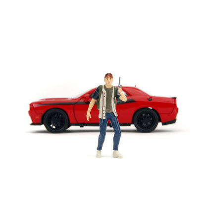 Jada Toys The Walking Dead Glenn with 2015 Dodge Challenger 1:24 Scale Diecast Vehicle Set
