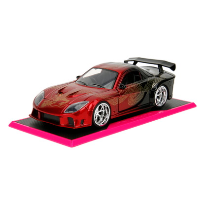Jada Toys Pink Slips 1995 Mazda RX 7 Widebody 1:24 Scale Diecast Vehicle