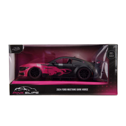 Jada Toys Pink Slips 2024 Ford Mustang Dark Horse 1:24 Scale Diecast Vehicle