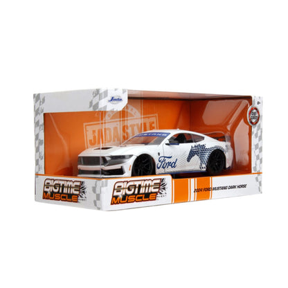 Jada Toys Big Time Muscle 1:24 2024 Ford Mustang Dark Horse Edition Diecast Vehicle