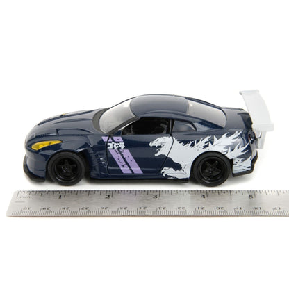 Jada Toys Hollywood Rides Godzilla HWR  Ben Sopra Nissan GT R 1:32 Diecast Vehicle