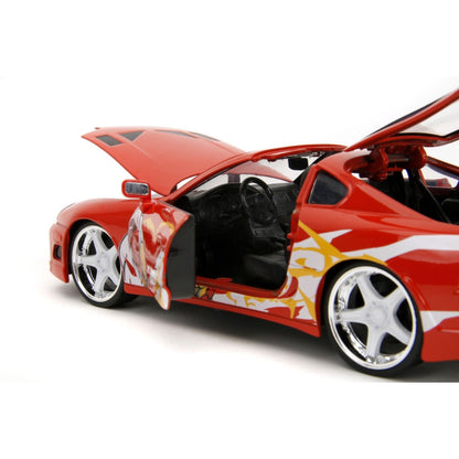 Jada Toys One Punch Man Saitama with 1995 Toyota Supra V2 1:24 Scale Diecast Vehicle