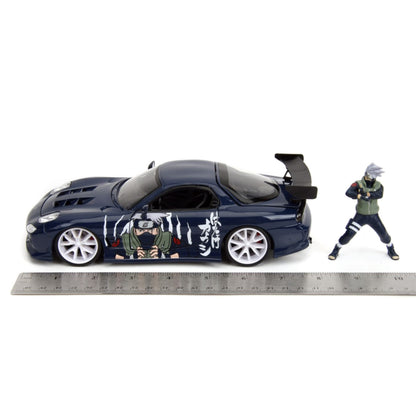 Jada Toys Naruto Kakashi with 1993 Mazda RX 7 V2 1:24 Scale Diecast Vehicle