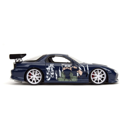 Jada Toys Naruto Kakashi with 1993 Mazda RX 7 V2 1:24 Scale Diecast Vehicle