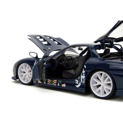 Jada Toys Naruto Kakashi with 1993 Mazda RX 7 V2 1:24 Scale Diecast Vehicle