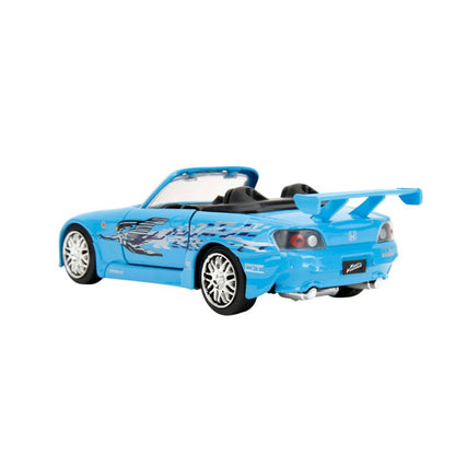 Jada Toys Fast & Furious 2001 Honda S2000 1:32 Scale Diecast Vehicle (Blue Remix)