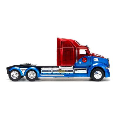 Jada Toys Marvel Comics Spider Man Big Rig 1:24 Scale Diecast Vehicle