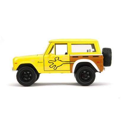Jada Toys Spongebob Squarepants 1972 Ford Bronco (with Spongebob) 1:24 Scale Diecast Vehicle