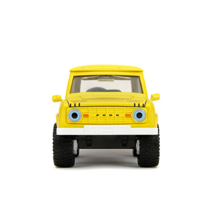 Jada Toys Spongebob Squarepants 1972 Ford Bronco (with Spongebob) 1:24 Scale Diecast Vehicle