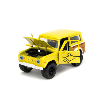 Jada Toys Spongebob Squarepants 1972 Ford Bronco (with Spongebob) 1:24 Scale Diecast Vehicle