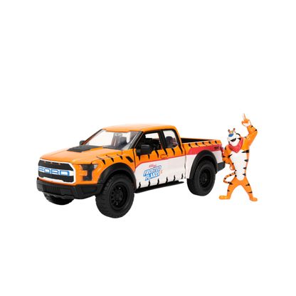 Jada Toys Kellogs Ford F150 Raptor 1:24 Scale Diecast Vehicle with Tony the Tiger
