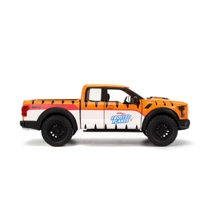 Jada Toys Kellogs Ford F150 Raptor 1:24 Scale Diecast Vehicle with Tony the Tiger