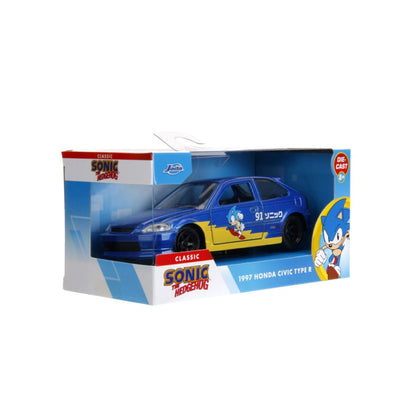 Jada Toys Sonic The Hedgehog 1:32 Honda Civic Type R Diecast Vehicle
