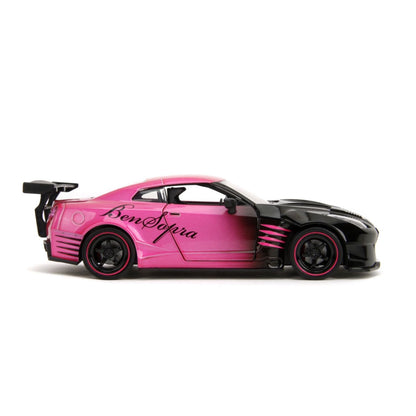 Jada Toys Pink Slips 2009 Nissan GTR Ben Sopra 1:24 Scale Diecast Vehicle