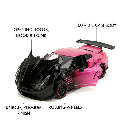 Jada Toys Pink Slips 2009 Nissan GTR Ben Sopra 1:24 Scale Diecast Vehicle