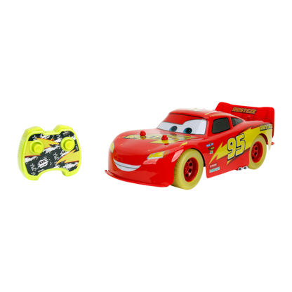 Jada Toys Cars 1:14 Lightning Mcqueen (Glow) Remote Control Car