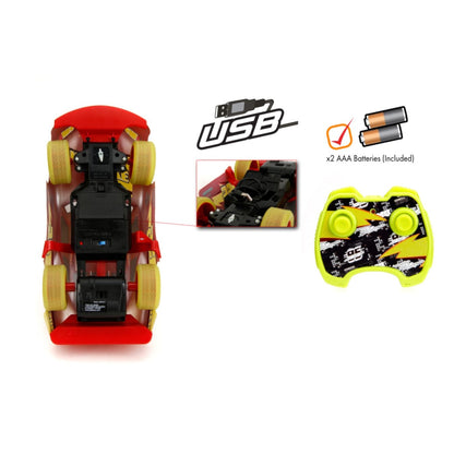 Jada Toys Cars 1:14 Lightning Mcqueen (Glow) Remote Control Car