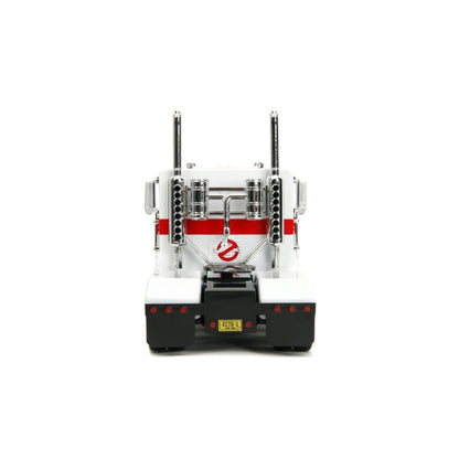 Jada Toys Hollywood Rides Optimus Prime X Ghostbusters Ecto 1 Mash up 1:24 Scale Diecast Vehicle