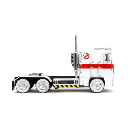Jada Toys Hollywood Rides Optimus Prime X Ghostbusters Ecto 1 Mash up 1:24 Scale Diecast Vehicle