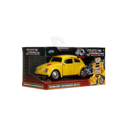 Jada Toys Transformers G1 Bumblebee VW Beetle 1:32 Scale Diecast Vehicle