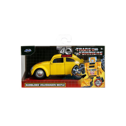 Jada Toys Transformers G1 Bumblebee VW Beetle 1:32 Scale Diecast Vehicle