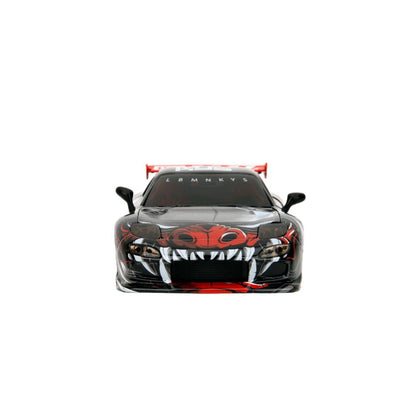 Jada Toys Lab Monkeys 1:24 Mazda RX 7 Diecast Vehicle with SARU 3.25" Figure