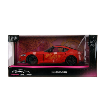 Jada Toys Pink Slips 2020 Toyota Supra (Year Of The Dragon) 1:24 Scale Diecast Vehicle